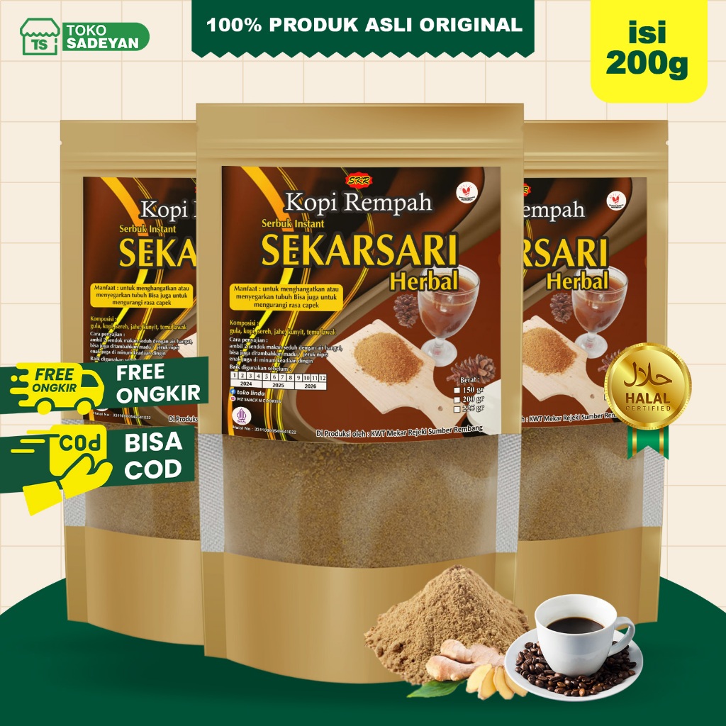

Kopi Rempah Bubuk 200 Gram Oleh Oleh Rembang
