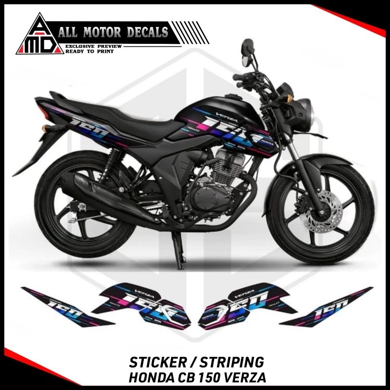 Striping Honda Cb150 Verza / Stiker Motor Cb 150 Verza baru / Decal Cb Verza