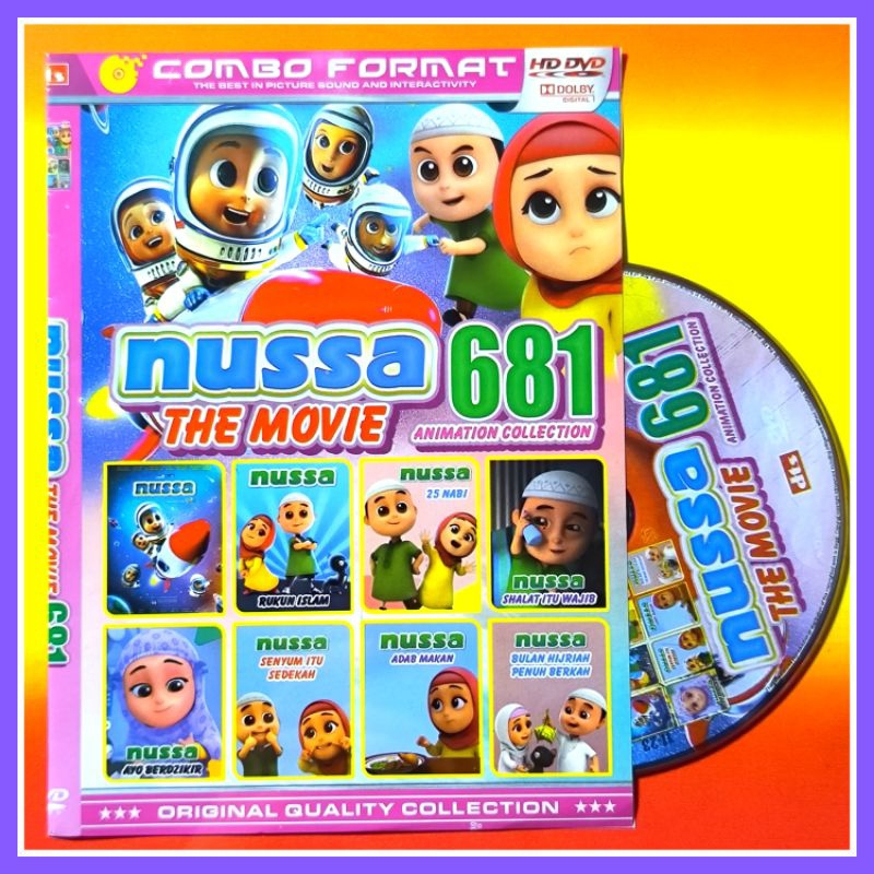 Kaset Film Kartun Anak Koleksi Nussa The Movie 681 Pilihan Nussa Rara Terpopuler