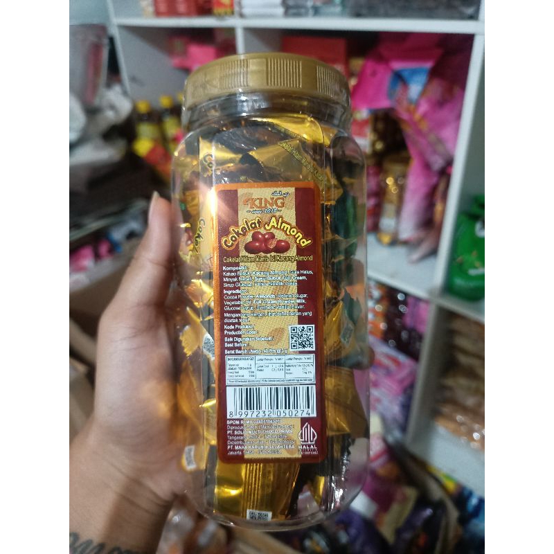 

Coklat Almond 120gr/Strawberry Coklat Almond Murah/D'King Coklat Almond