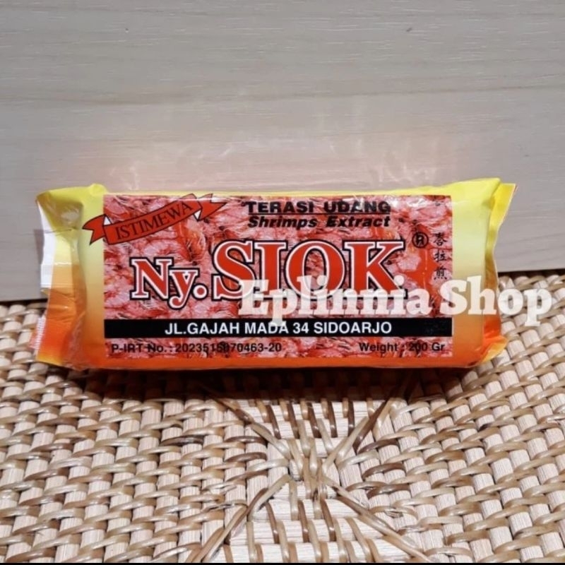 

Ny. Siok Shrimps Extract 200 gr - Ny Siok Terasi Udang