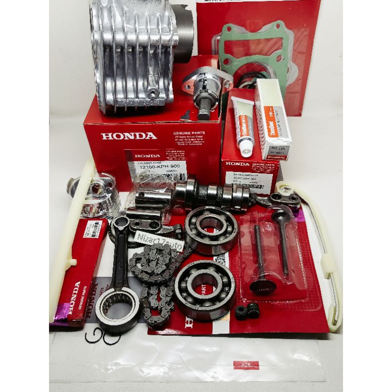 BLOK SEHER KOMPLIT 12ITEM KPH HONDA SUPRA X 125 KARBU KARISMA ORI