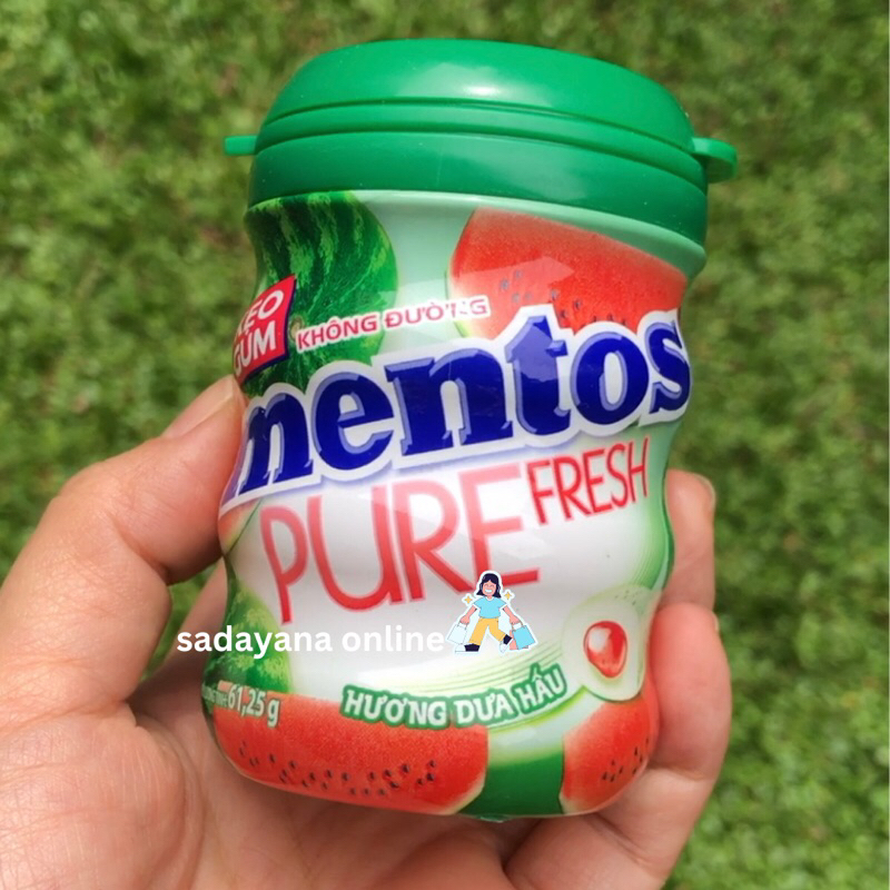 

PERMEN KARET MENTOS BUBBLE GUM SUGAR-FREE WATERMELON SEMANGKA - import Vietnam