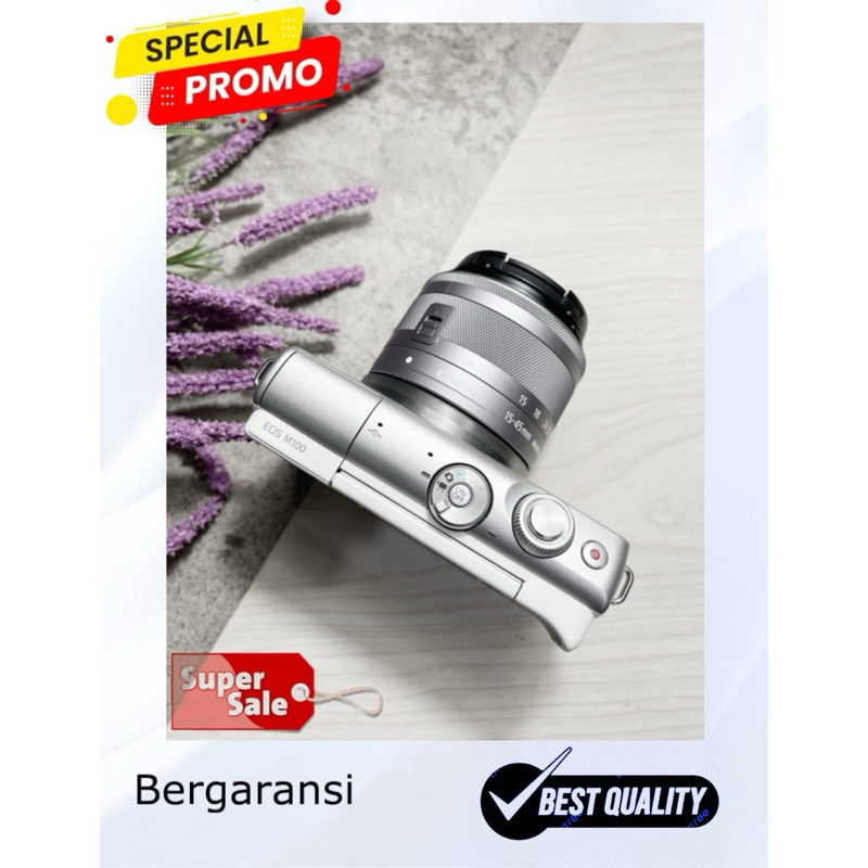 CANON EOS M100 MIRORLESS LIKE NEW