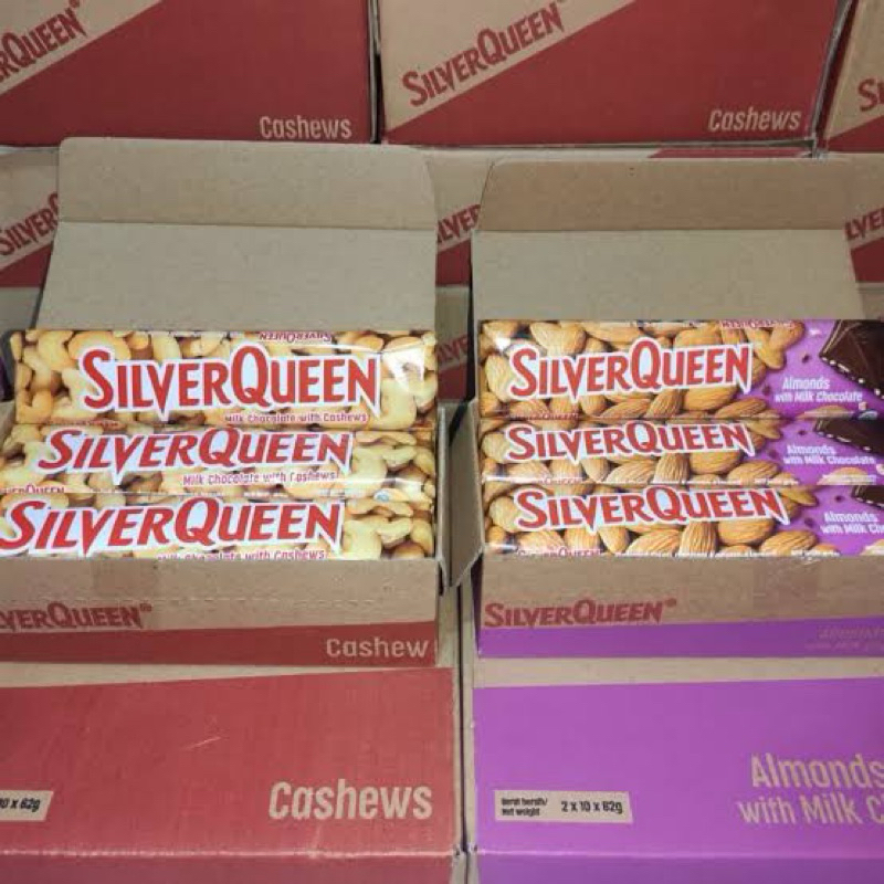 coklat silverqueen 1 box isi 10 batang