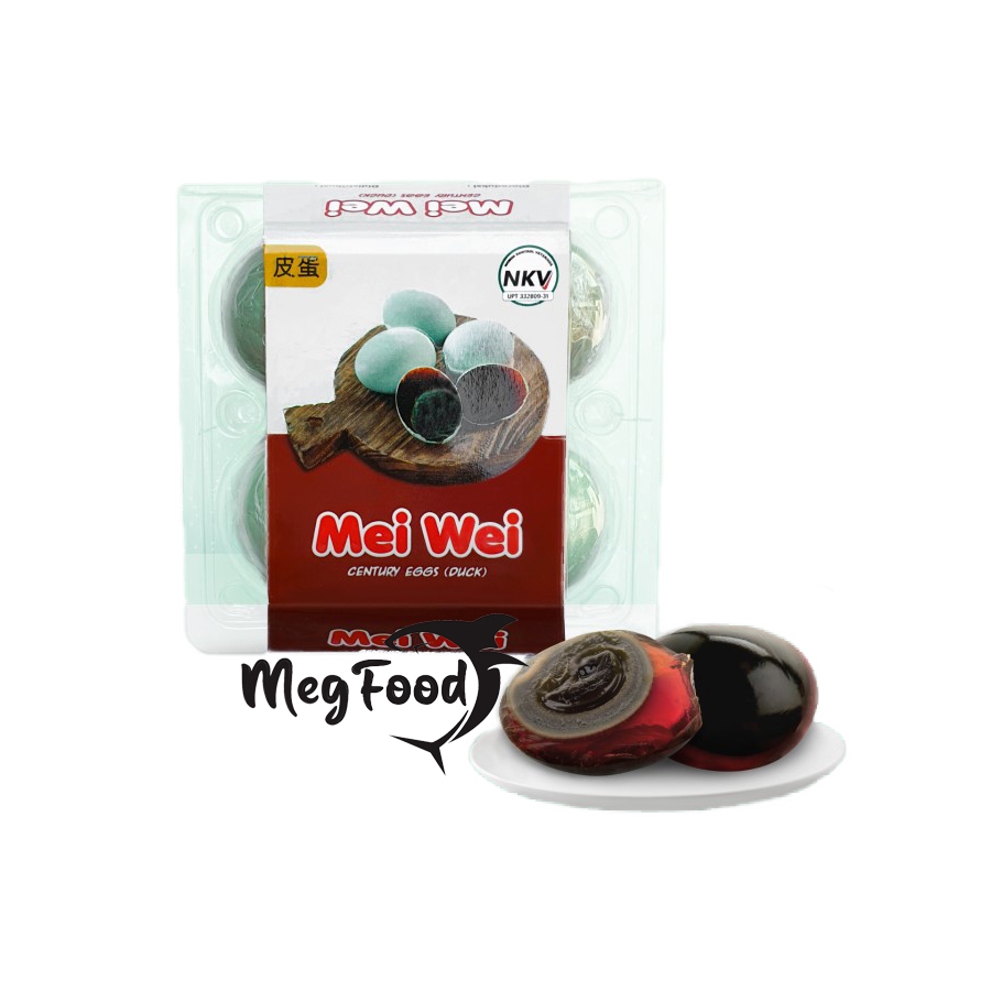 

Mei Wei Century Eggs (Telur Pitan) Isi 4 Pcs