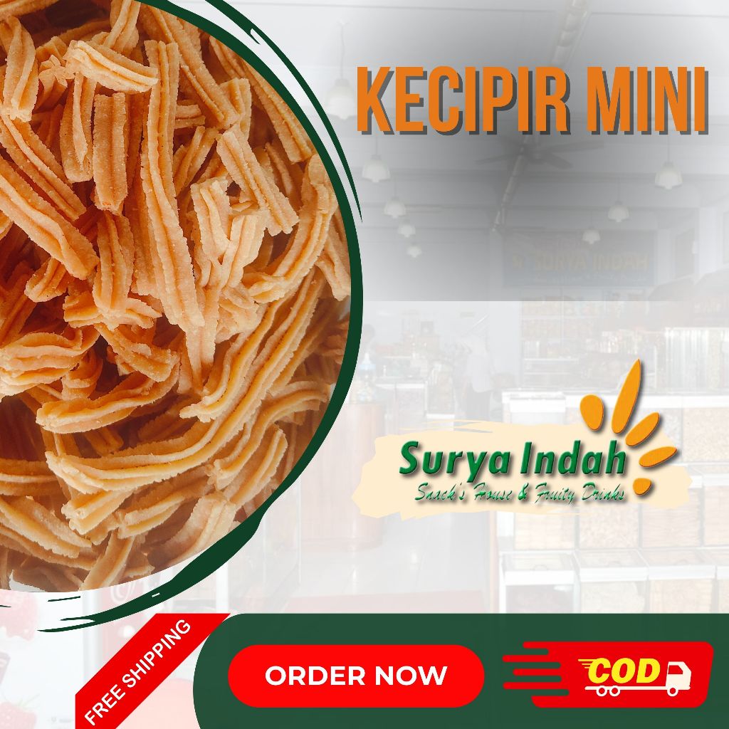 

Kecipir Mini / Kue Churros Los-losan 100gr Surya Indah Jombang