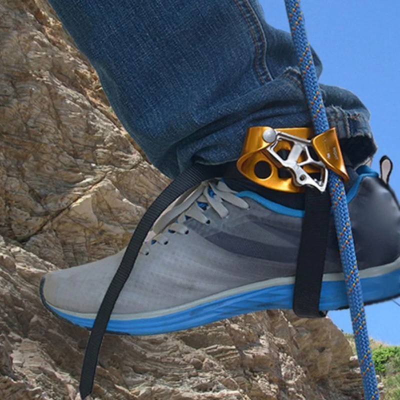 [MAJ] PANTIN FOOT ASCENDER ASCENSION ADJUSTABLE FOOT ASCENDER CLIMBING ASCENDER KAKI CAVING CLIMBING