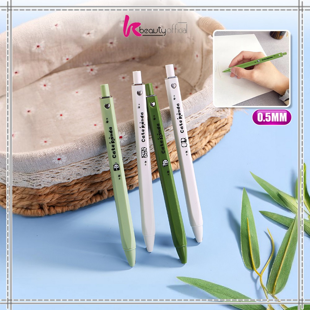 

KB-A104 Pulpen Gel Mekanik 0.5MM Motif Panda Alat Tulis Sekolah dan Kantor / Gel Pen Pena Cetek Bentuk Persegi Panda Lucu