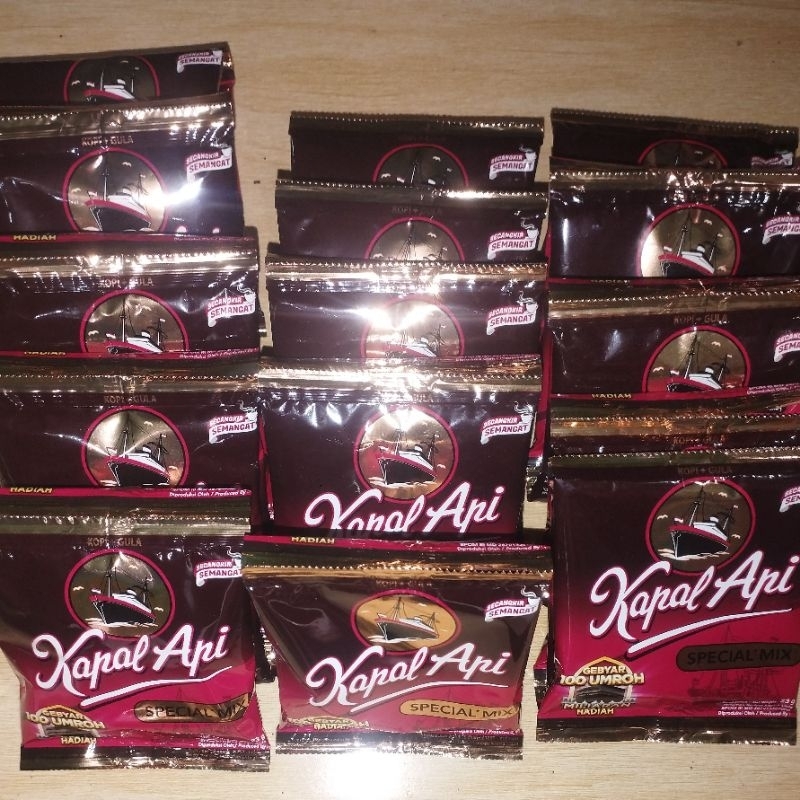 

Kopi Kapal Api Special Mix Kopi instan Sachet 23g x 10 Pcs (Renceng)
