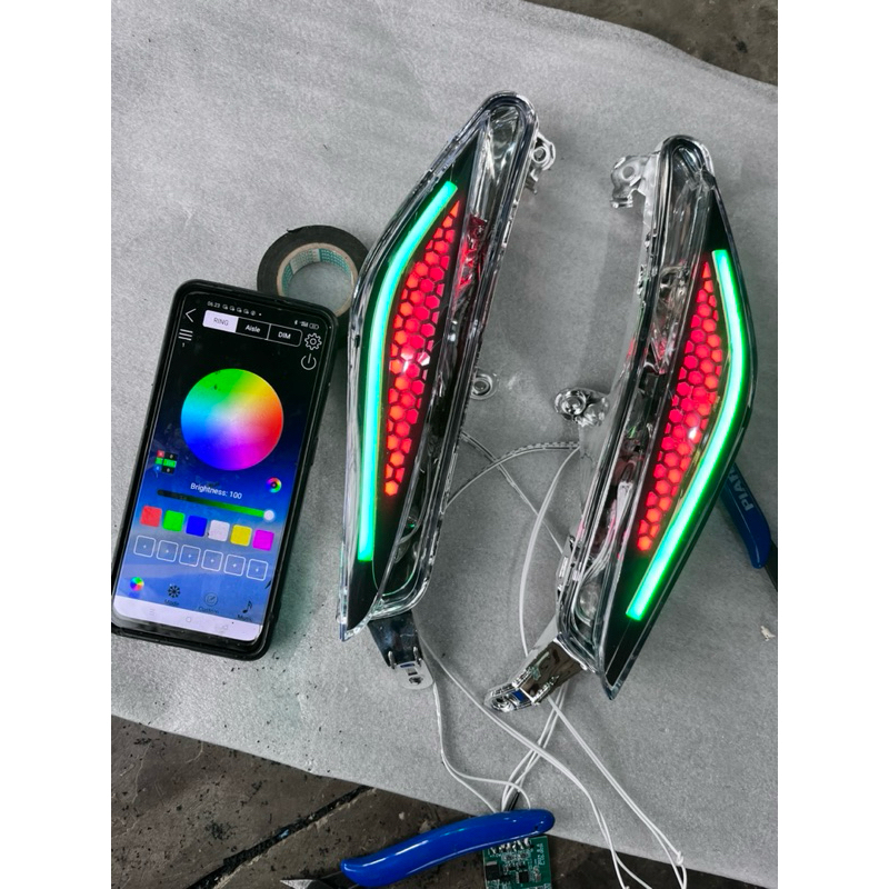 lampu senja jupiter mx new rgb lampu gaban jupiter mx new