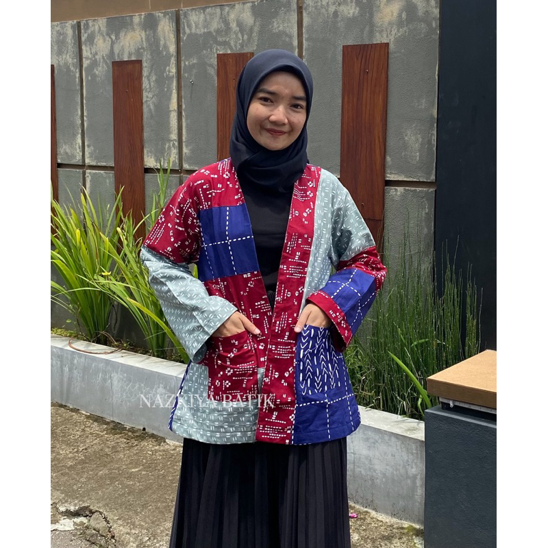 NAZKIYA BATIK - BAJU BATIK - CARDIGAN BATIK