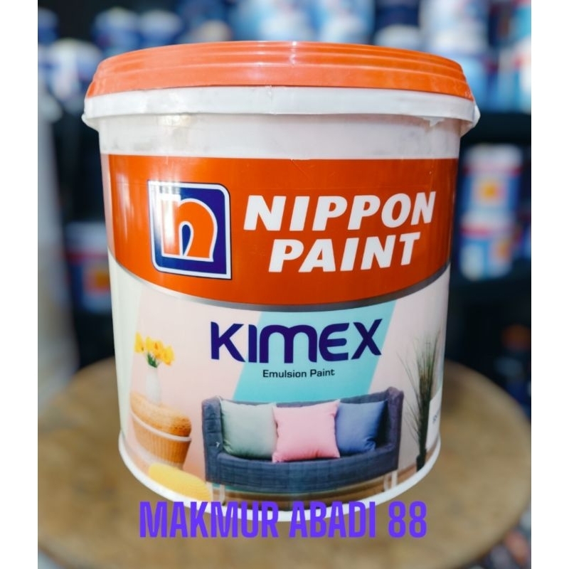 CAT TEMBOK KIMEX NIPPON PAINT ADA WARNA (4.5KG & 20 KG)