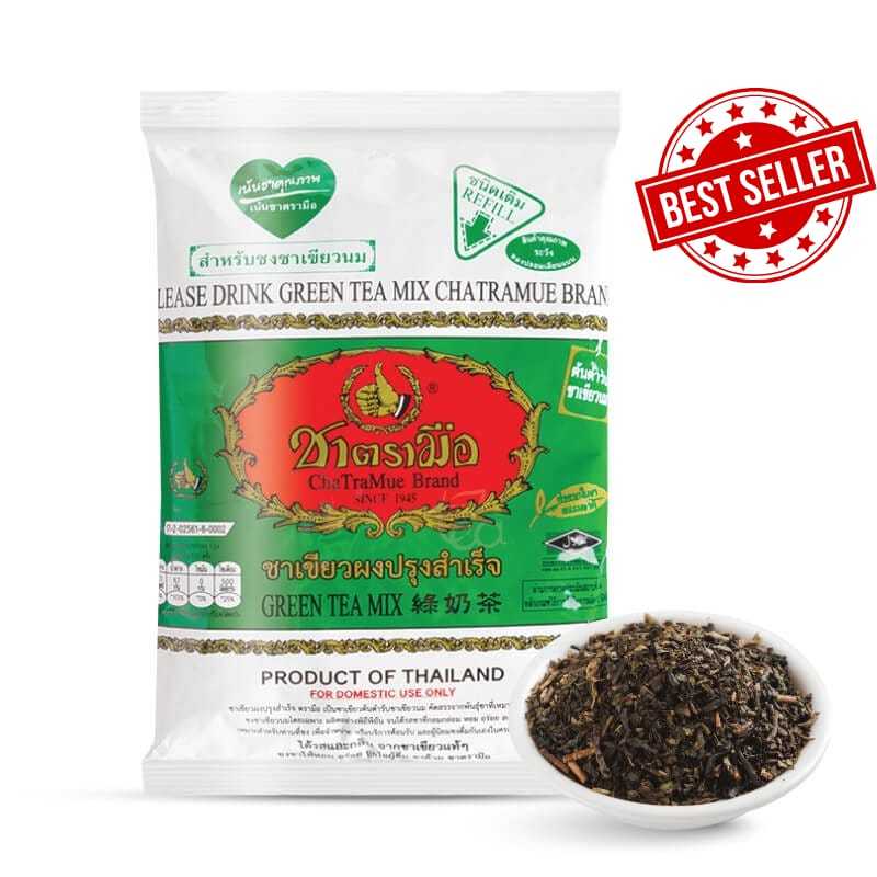 

Green Tea chatramue 200gr green tea thailand original daun teh