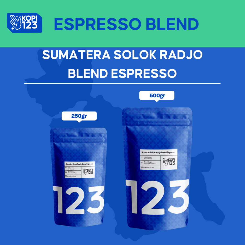 

KOPI SUMATRA SOLOK RADJO BLEND ESPRESSO 250GR