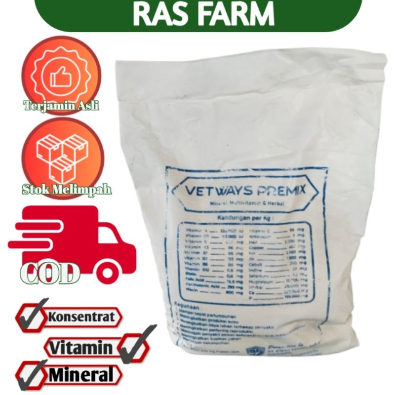 VETWAYS PREMIX | PREMIX 1KG MULTIVITAMIN