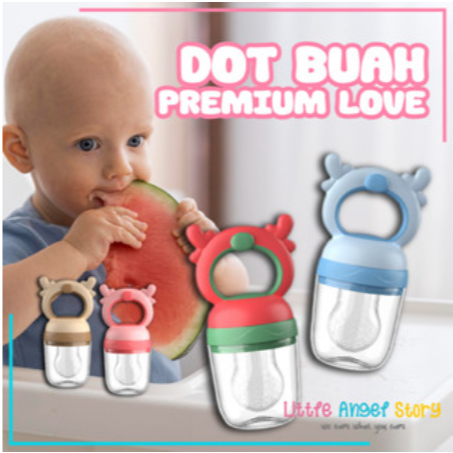 Dot Buah Bayi Empeng Buah Gigitan Bayi Fruit Food Feeder Baby Termurah Import COD
