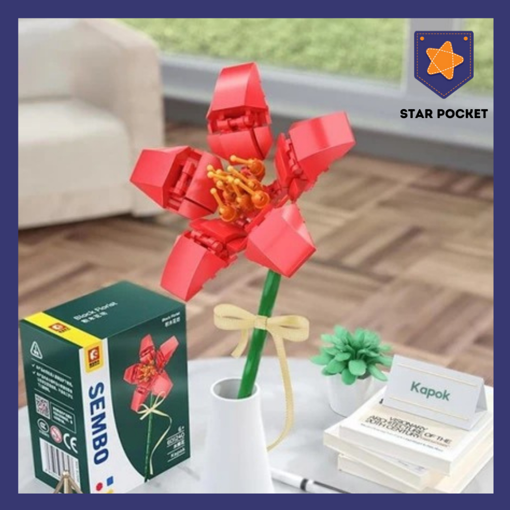 BRICK SEMBO FLOWER | HIASAN BUNGA KADO VALENTINE ANNIVERSARY
