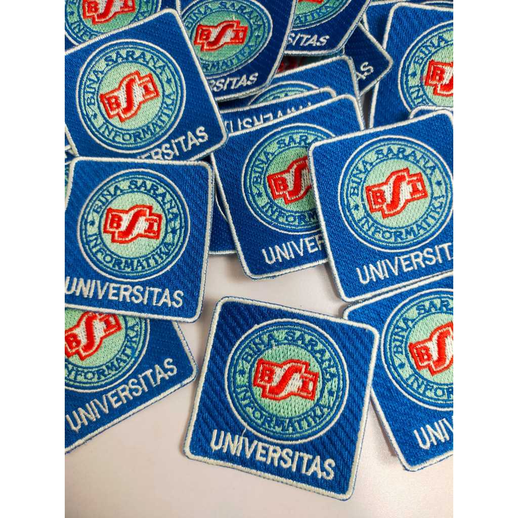 BORDIR EMBLEM UNIVERSITAS BSI / BINA SARANA INFORMATIKA