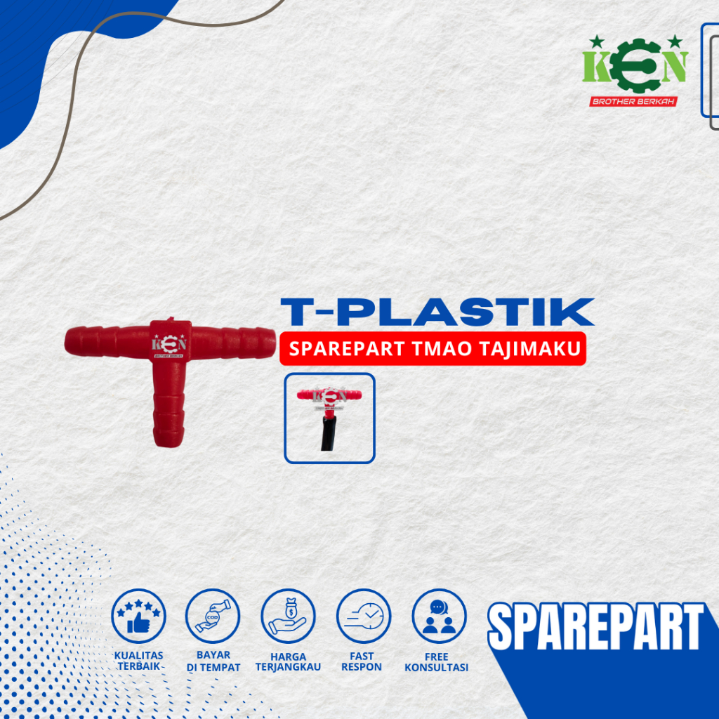 Konektor T Selang Tee sambungan Selang Sparepart TMAO Tempat Minum Ayam Otomatis