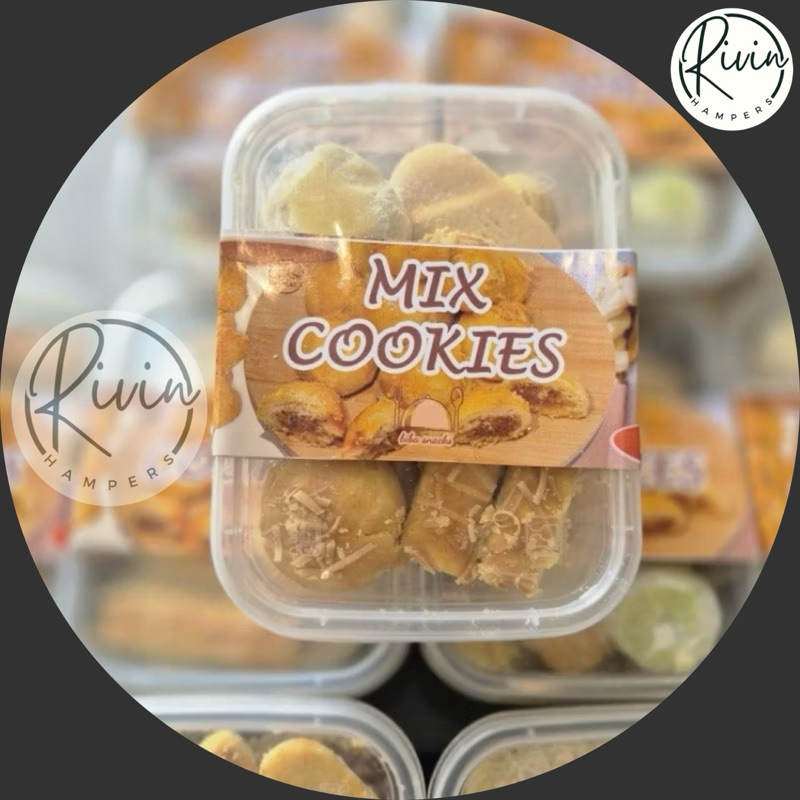 

MIX COOKIES (KUE KERING CAMPUR) 1 TOPLES UKURAN 200ml BERAT 115 gram