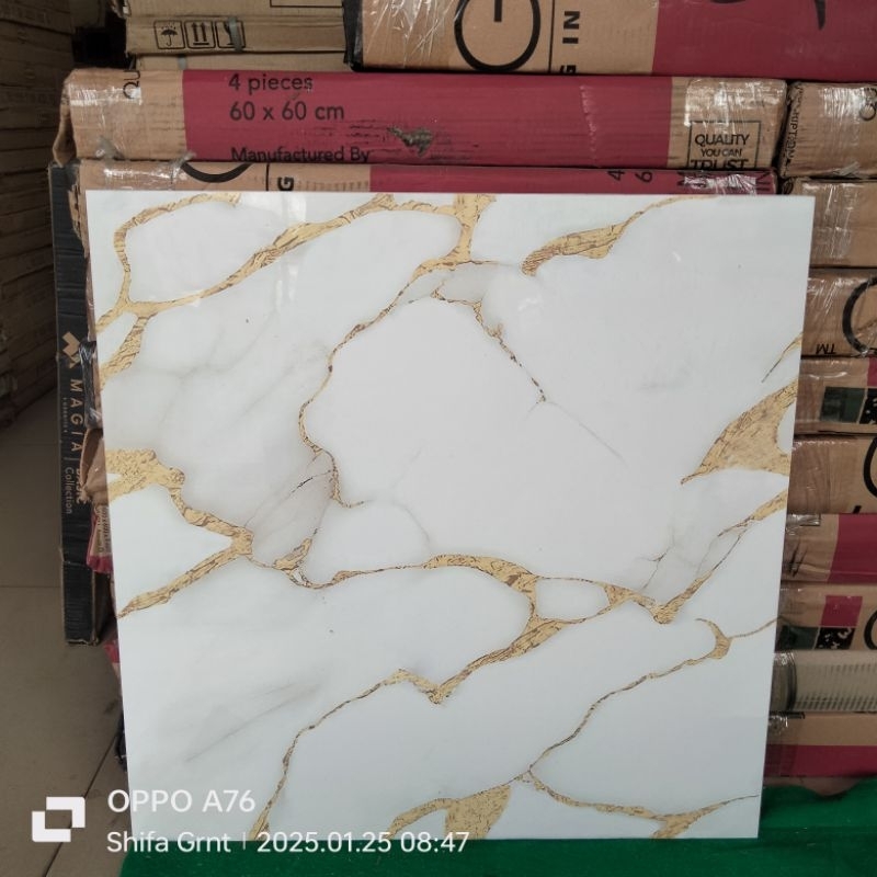 Granit lantai 60x60. Royce Bianco kw1/Remo Granit