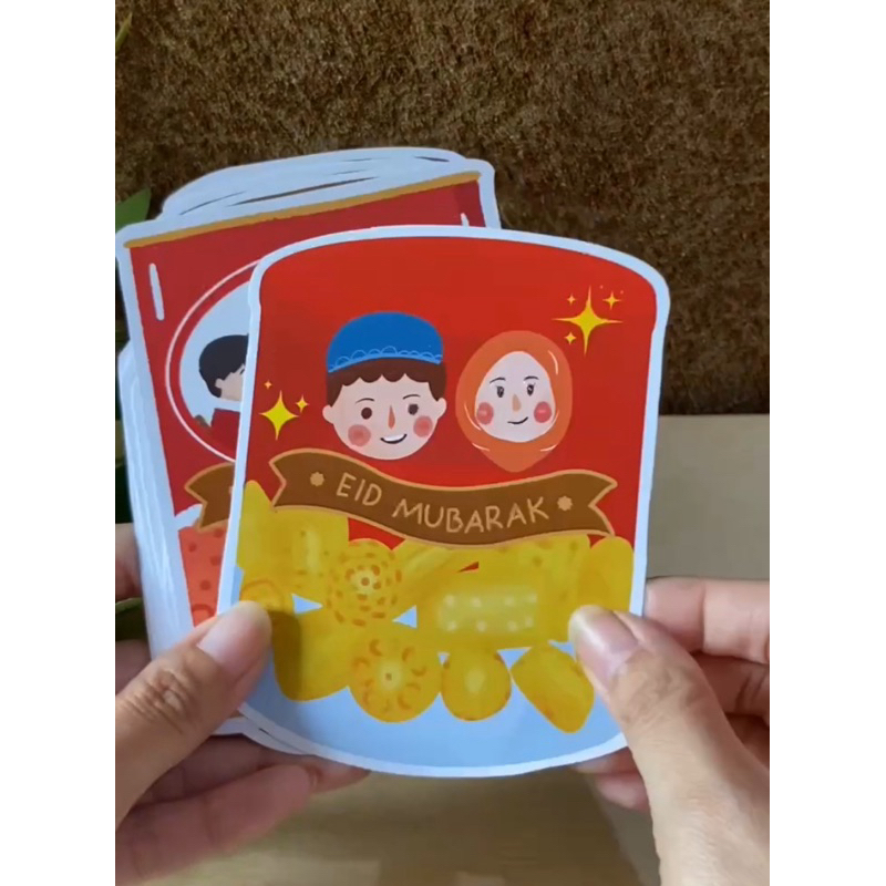 

amplop Lebaran 3D kue