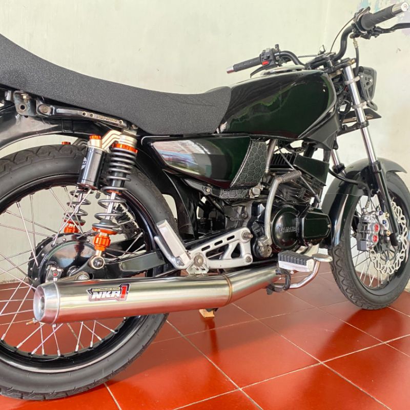 Knalpot rx king rx spesial standar racing stainless original NKR.1