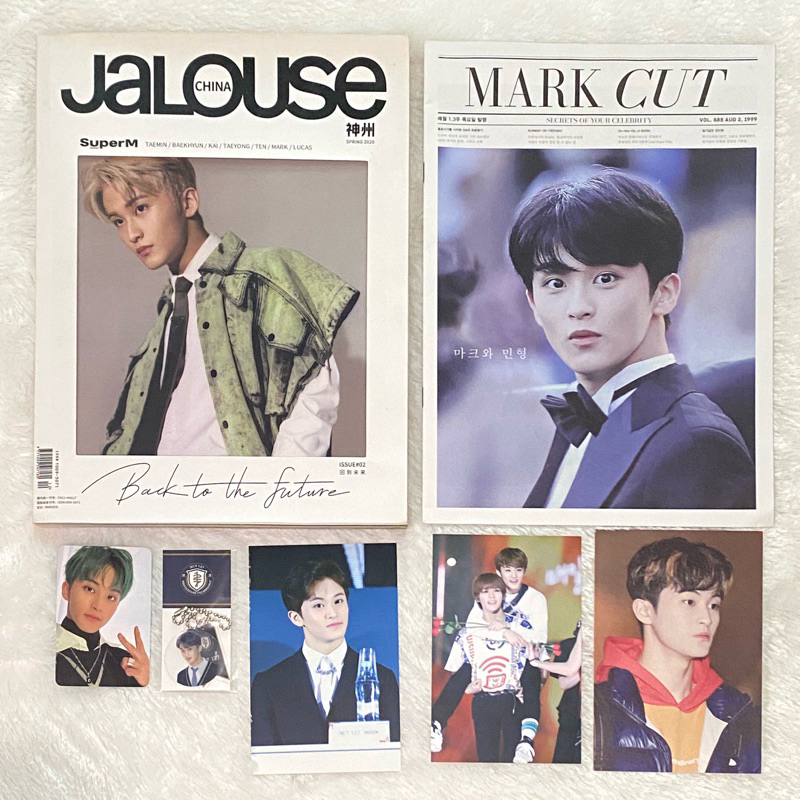 MARK NCT SUPERM MAGAZINE JALOUSE MARK CUT MAJALAH