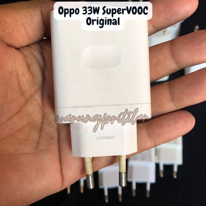 Charger 33Watt SuperVOOC SuperDART Oppo Realme Original Bawaan HP