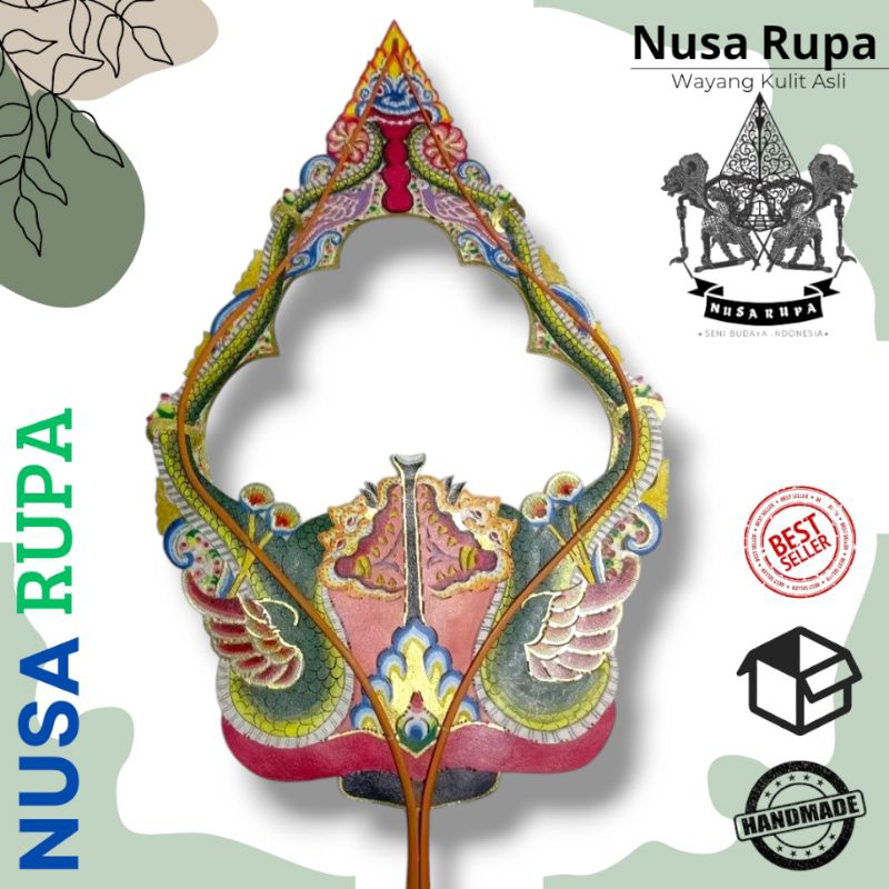 NUSA RUPA | GUNUNGAN BOLONG KAYON Wayang Kulit Sapi ASLI Ukuran Standar Dalang