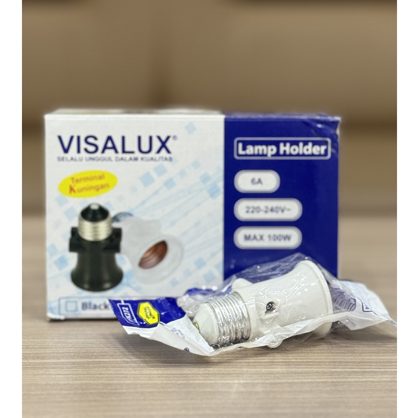 Fitting Kombinasi Visalux E27/ Fiting Kombinasi Visalux/ Fitting Dua Cabang Visalux E27