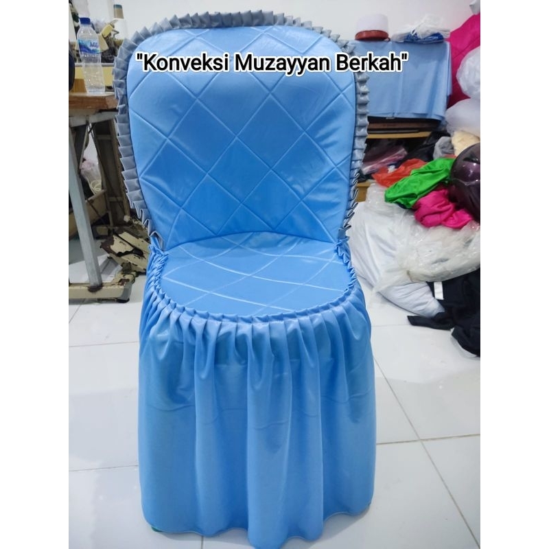 Sarung kursi napolly 101 / sarung kursi pesta / sarung kursi dekorasi / sarung kursi dengan busa
