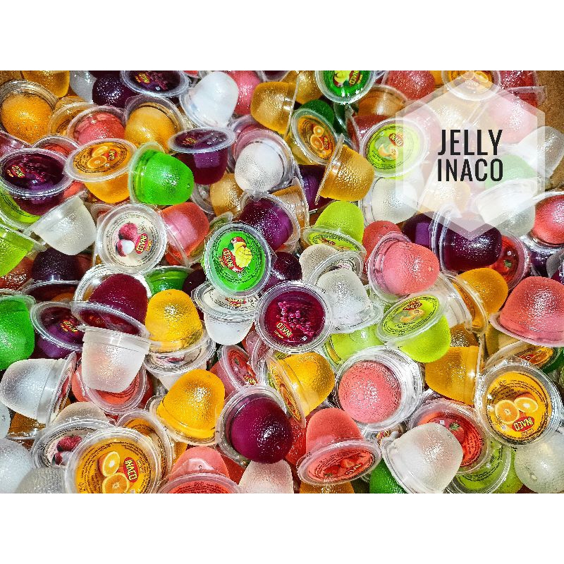 

Jelly Inaco buah segar nata de Coco