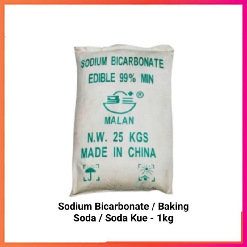 

Sodium Bikarbonate Kemasan / Baking Soda / Soda Kue - 1 Kg