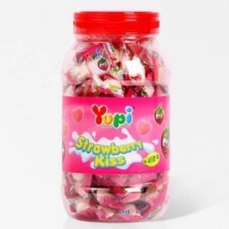 

Yupi Toples /Permen yupi strawberry kiss kemasan 300gram