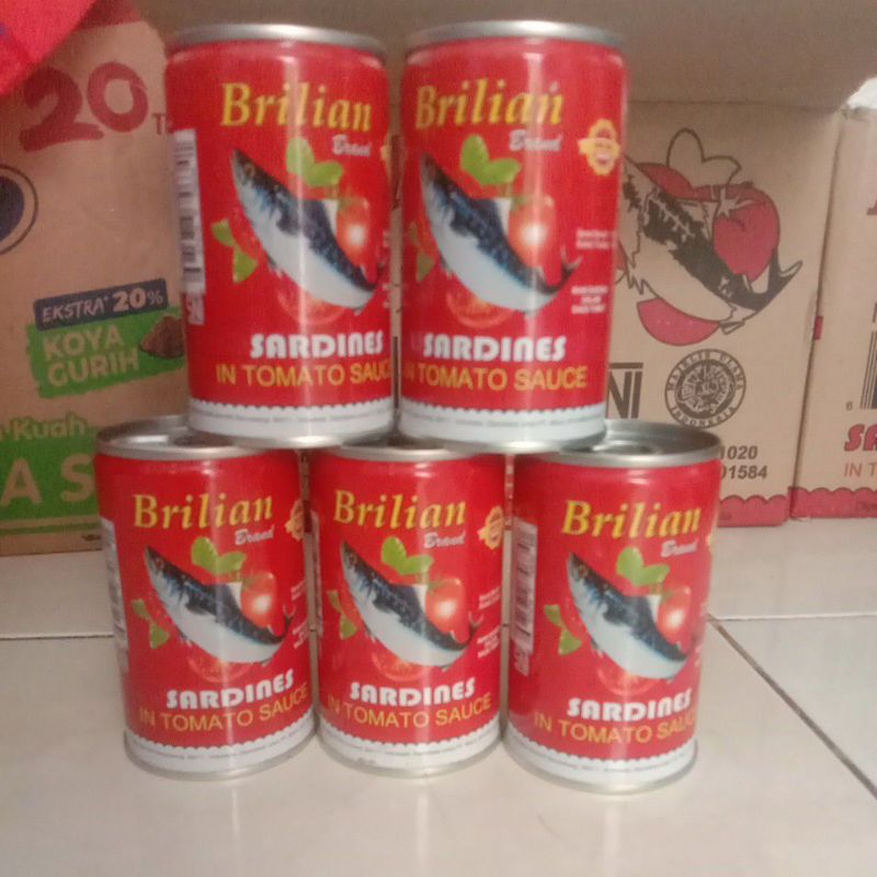 

sarden brilian 115g paket 5 kaleng