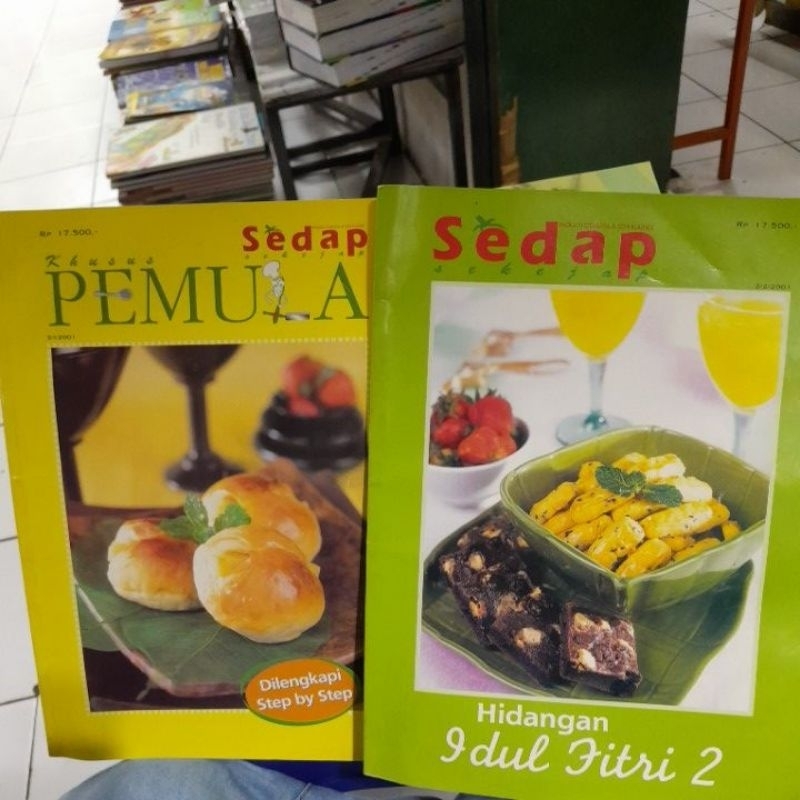 2 MAJALAH SEDAP ,HIDANGAN IDUL FITRI(BUKU SECOND)