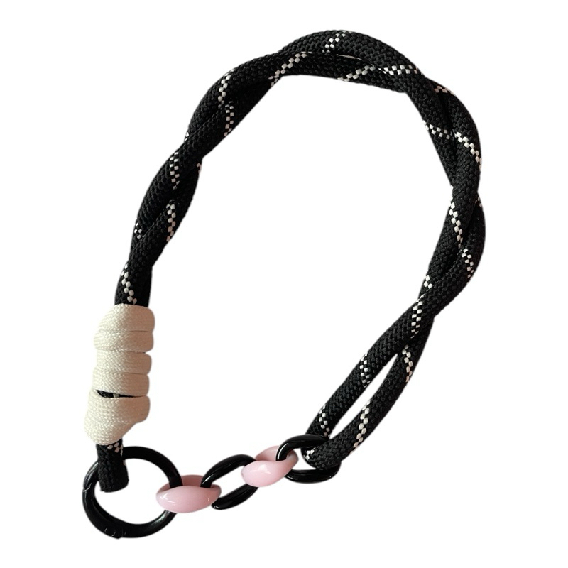 Tali HP String Gantungan Tali Pergelangan Tangan Dikepang Dirantai Ponsel Antihilang Casing HP Warna