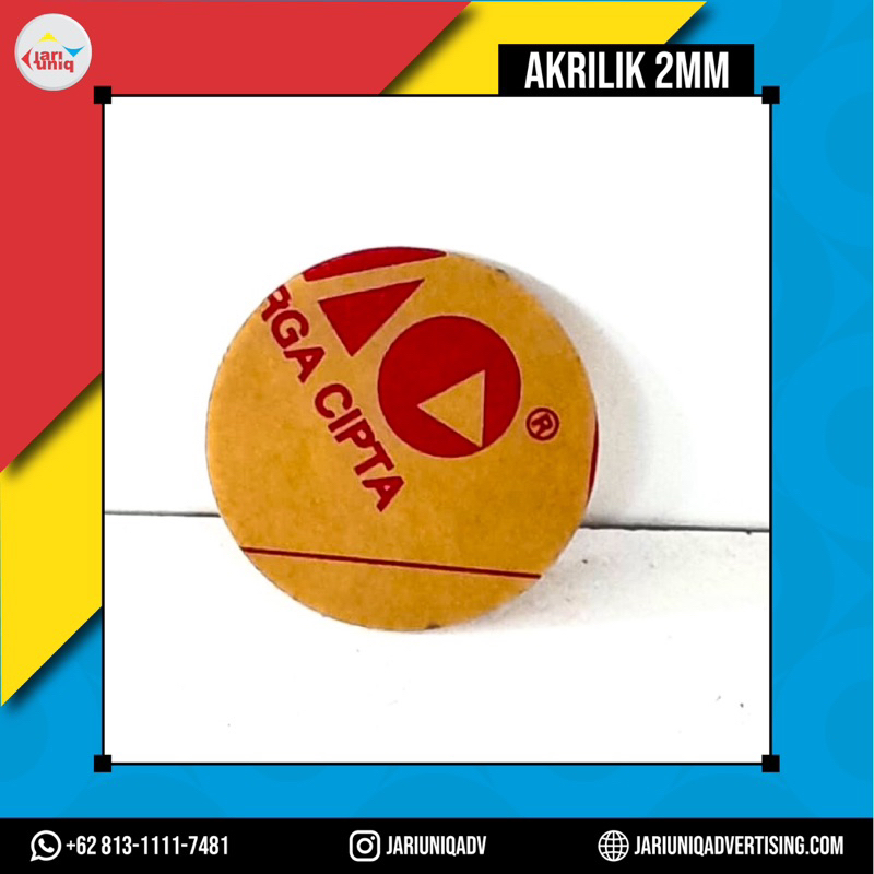 

Akrilik Bulat Tebal 2mm Diameter 9cm