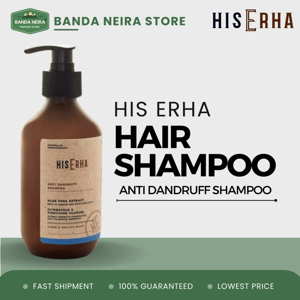 HISERHA / HIS ERHA Anti Dandruff Shampoo / Sampo Anti Ketombe