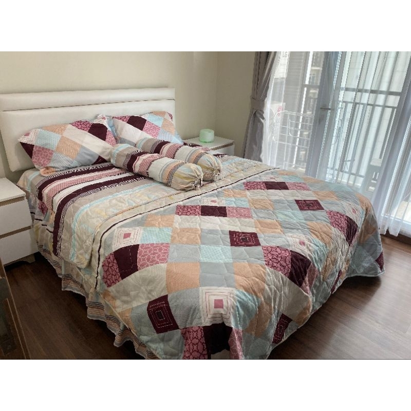 Bedcover Set Platinum (Include sprei) Promo Cuci Gudang. 180x200x30