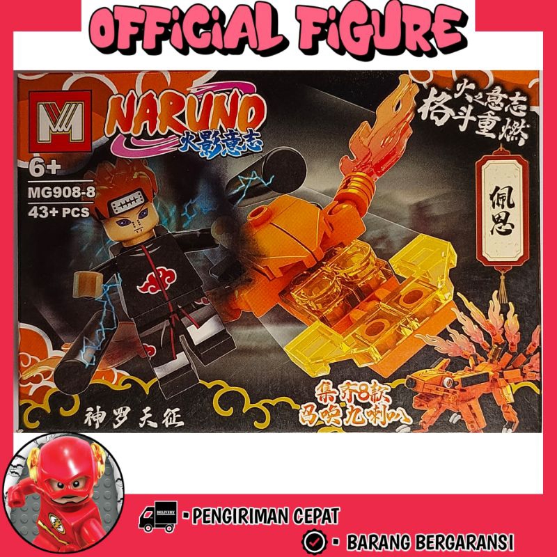 Mainan Naruto anime figure karakter Akatsuki pain
