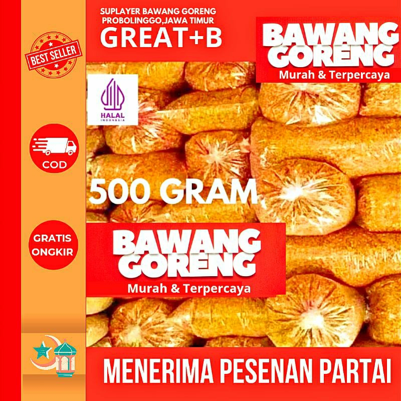 

Bawang Goreng Graet B+ 500 Gram