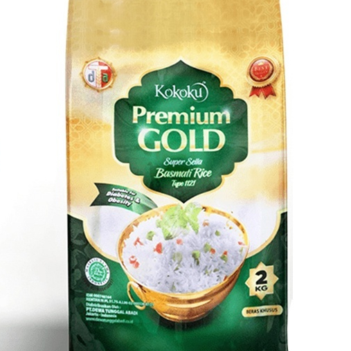 

beras basmati premium gold 2 kg
