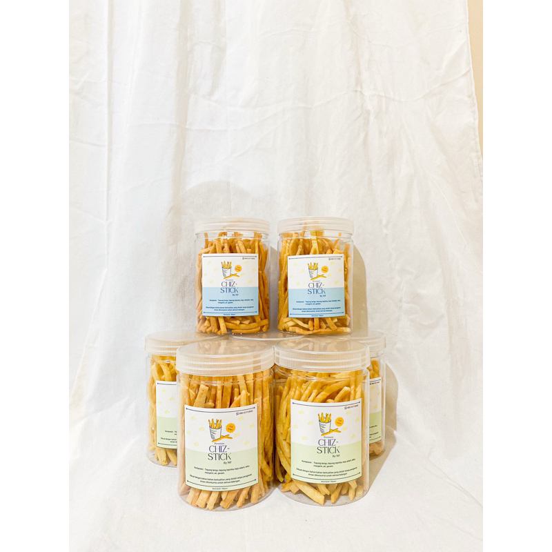 

Cheese stick full keju edam dan full keju cheddar premium kemasan toples 180gr