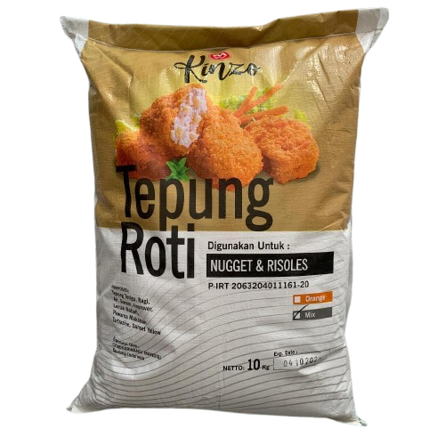 

KINZO TEPUNG ROTI 10KG | TEPUNG PANIR 10 KILOGRAM