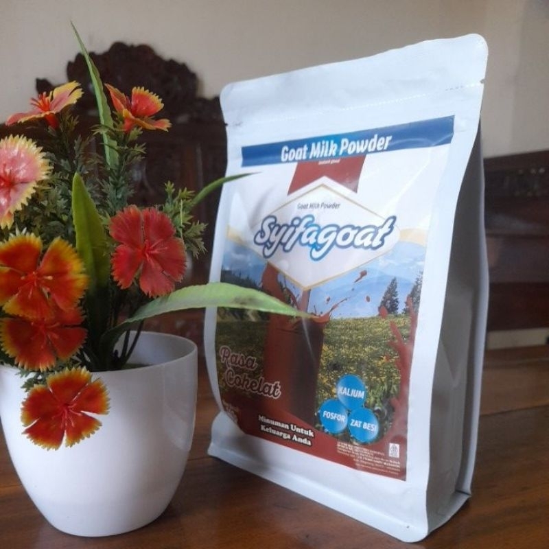 

Syifagoat 500gr susu kambing bubuk rasa herbl cokleat