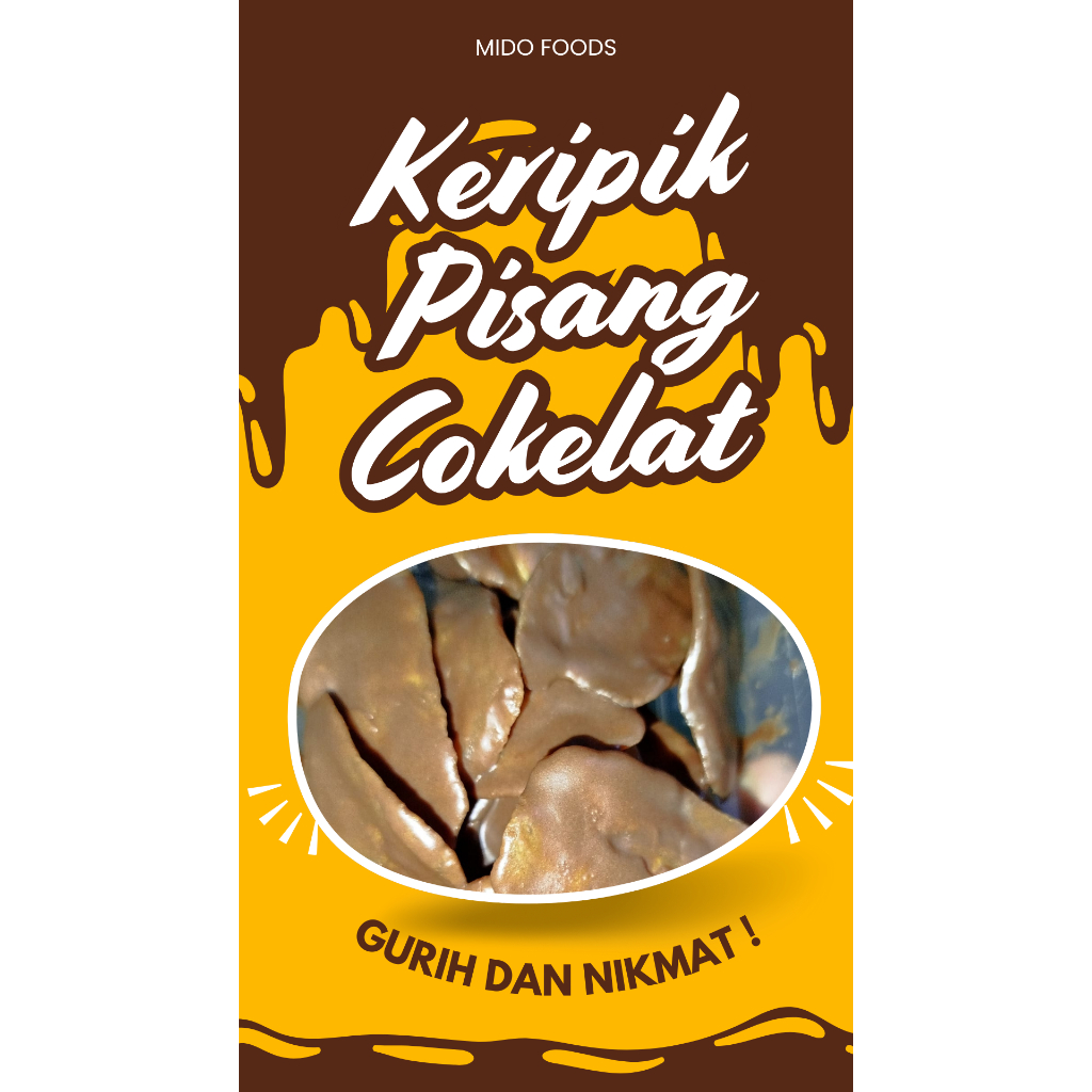 

Keripik Pisang Coklat Lumer - MIDO Foods