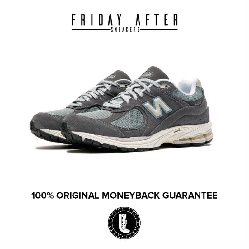 Sepatu Sneakers Pria New Balance 2002R Magnet Lead Steel Blue M2002RFB Original Resmi